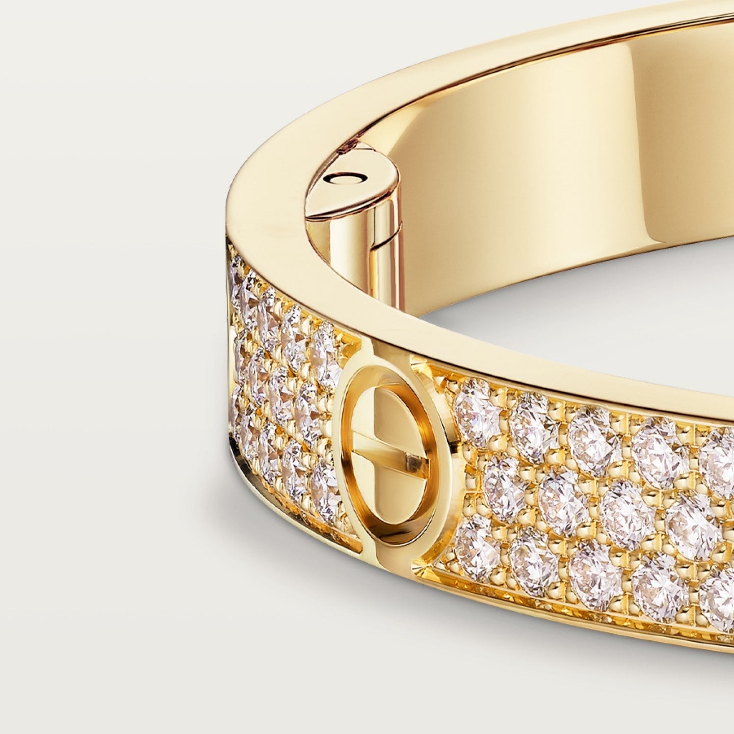 Bracelet LOVE, modèle classique, pavé