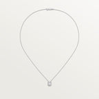 Pendentif Cartier Destinée, diamant taille émeraude, pavé