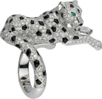 Bague Panthère de Cartier, diamant taille brillant, pavée