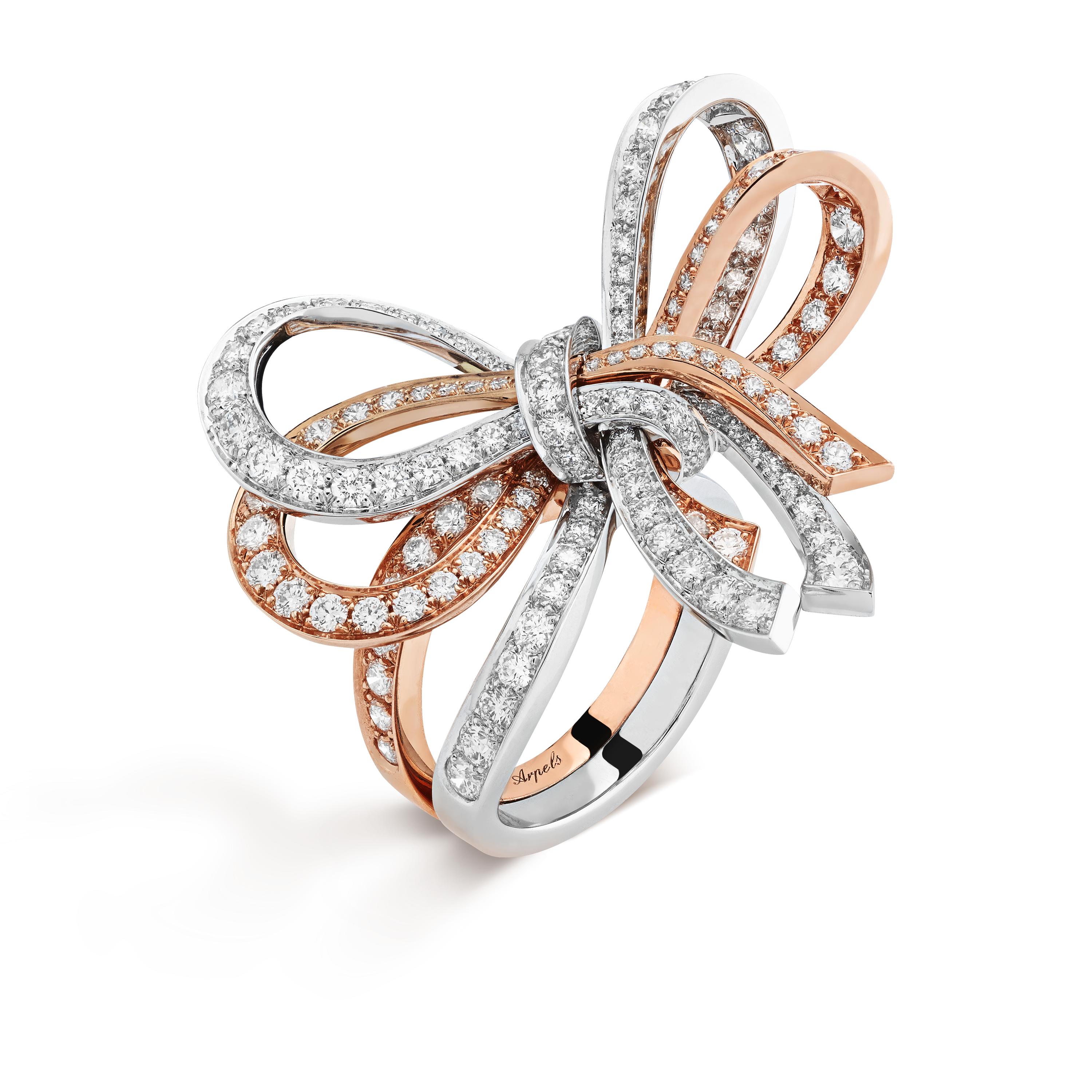Bague Entre les Doigts Nœud