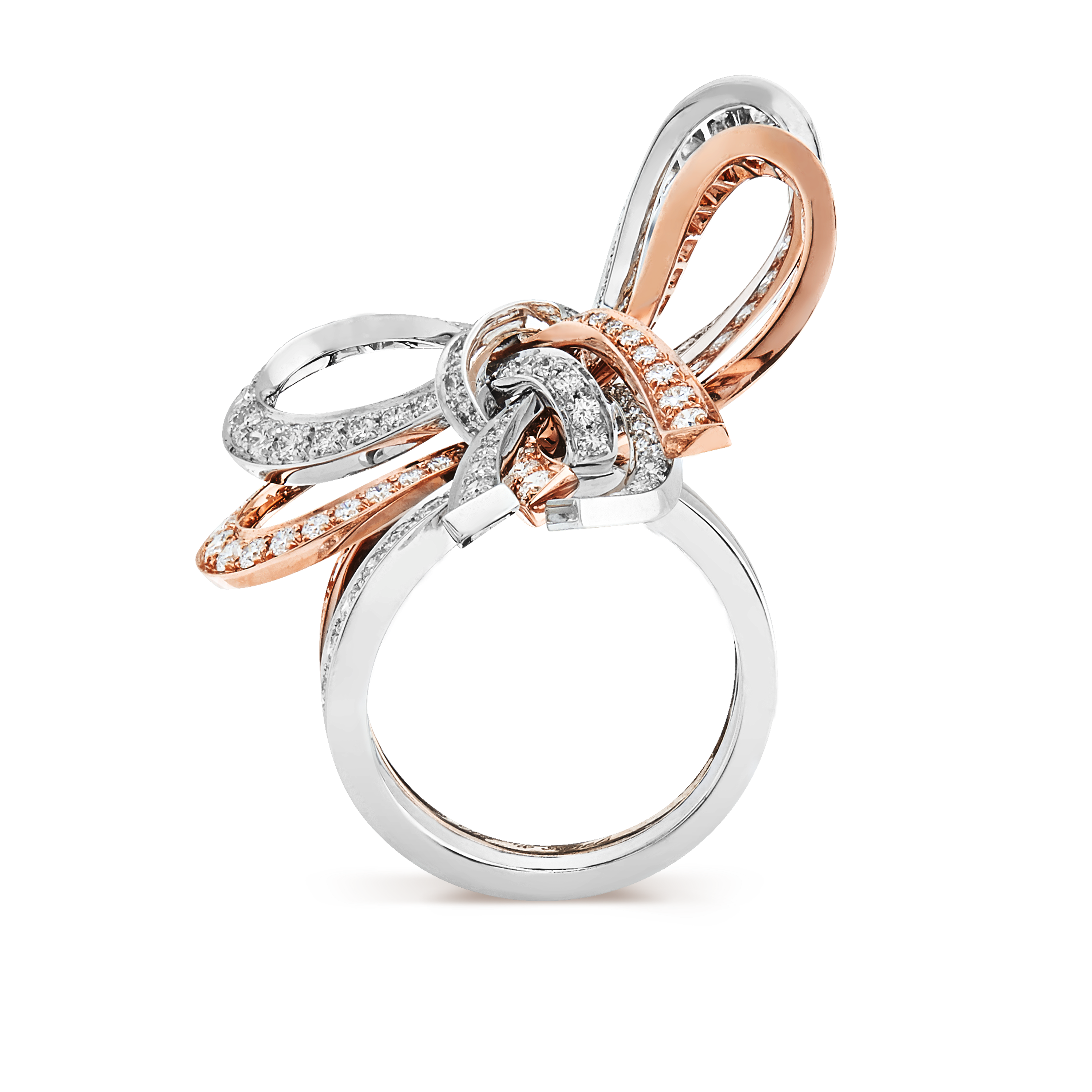 Bague Entre les Doigts Nœud