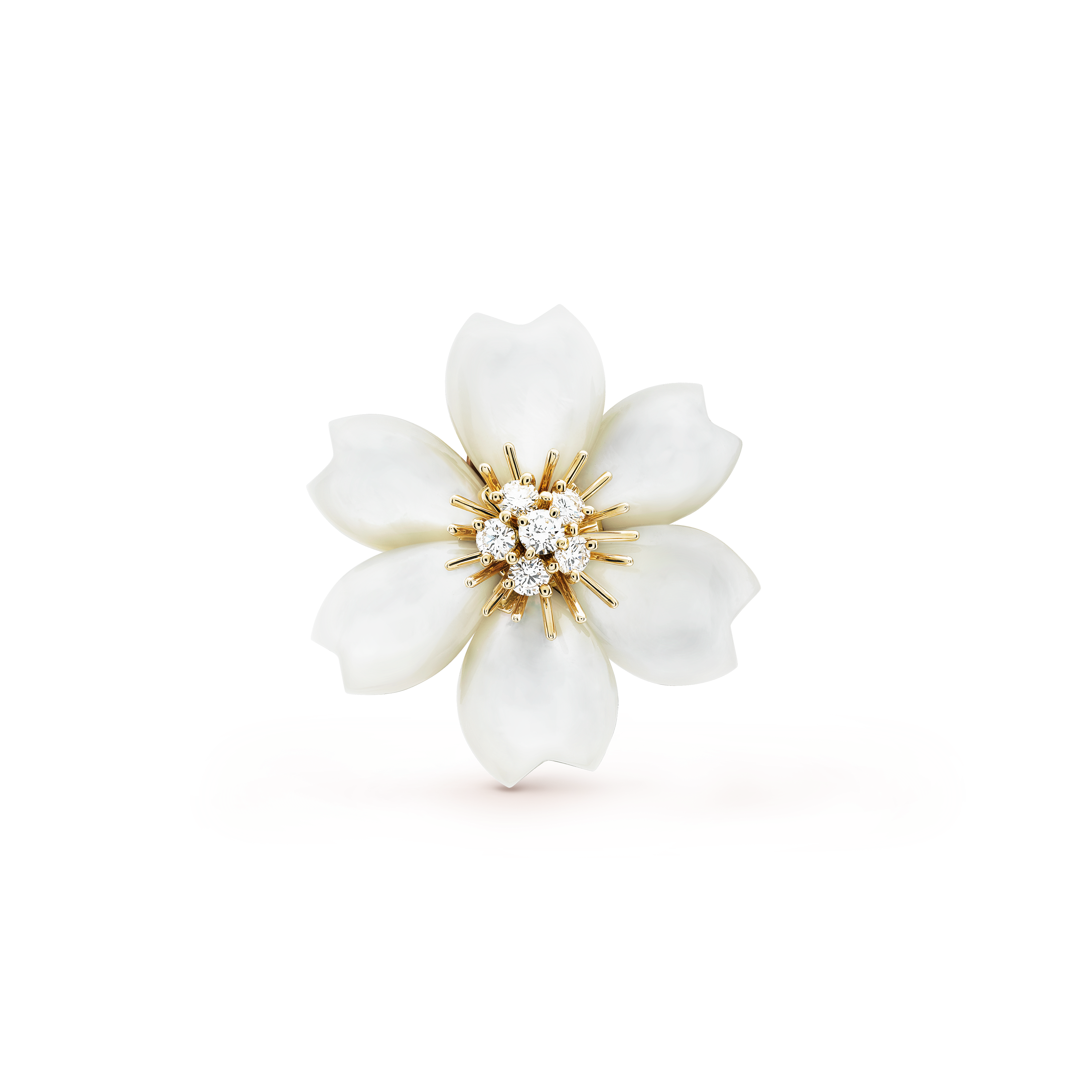 Clip pendentif Rose de Noël petit modèle