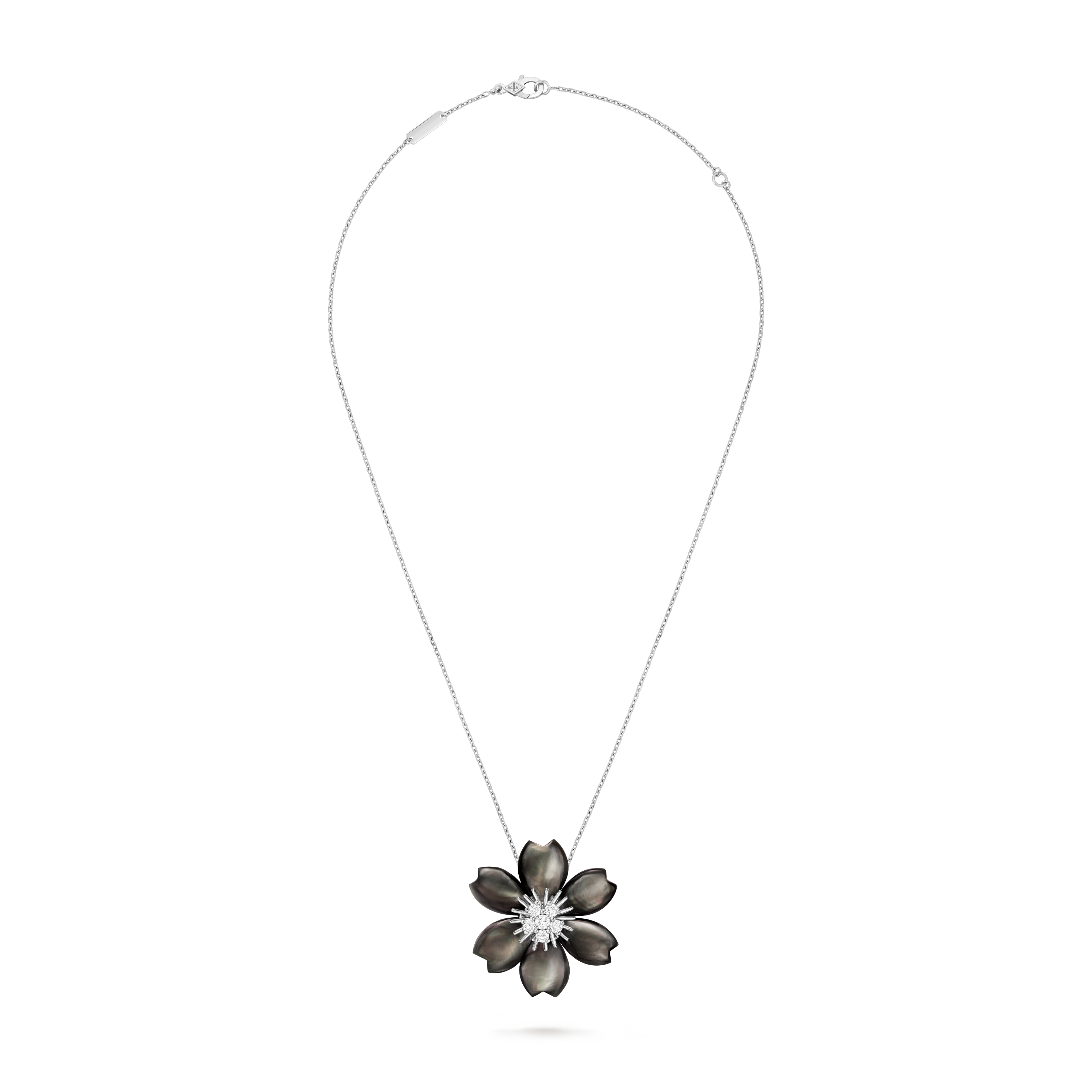 Clip pendentif Rose de Noël petit modèle