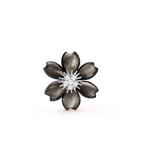 Clip pendentif Rose de Noël petit modèle