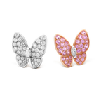 Boucles d'oreilles Deux Papillons