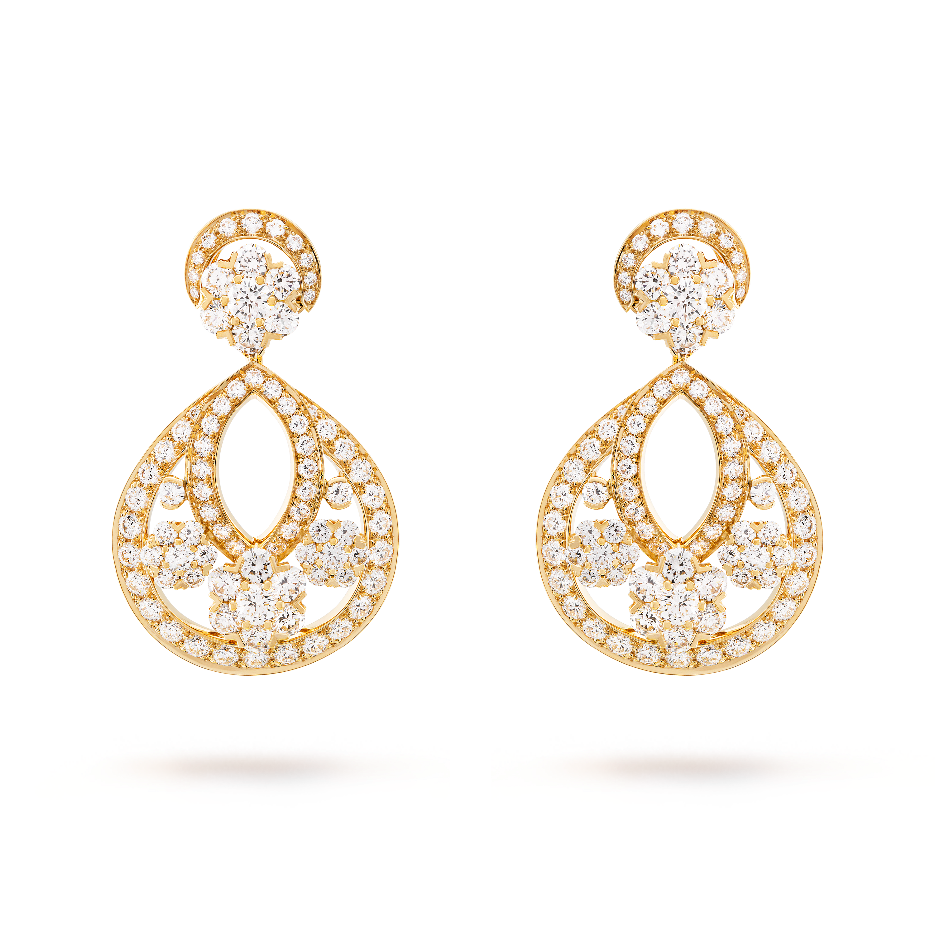 Boucles d'oreilles Snowflake, petit modèle