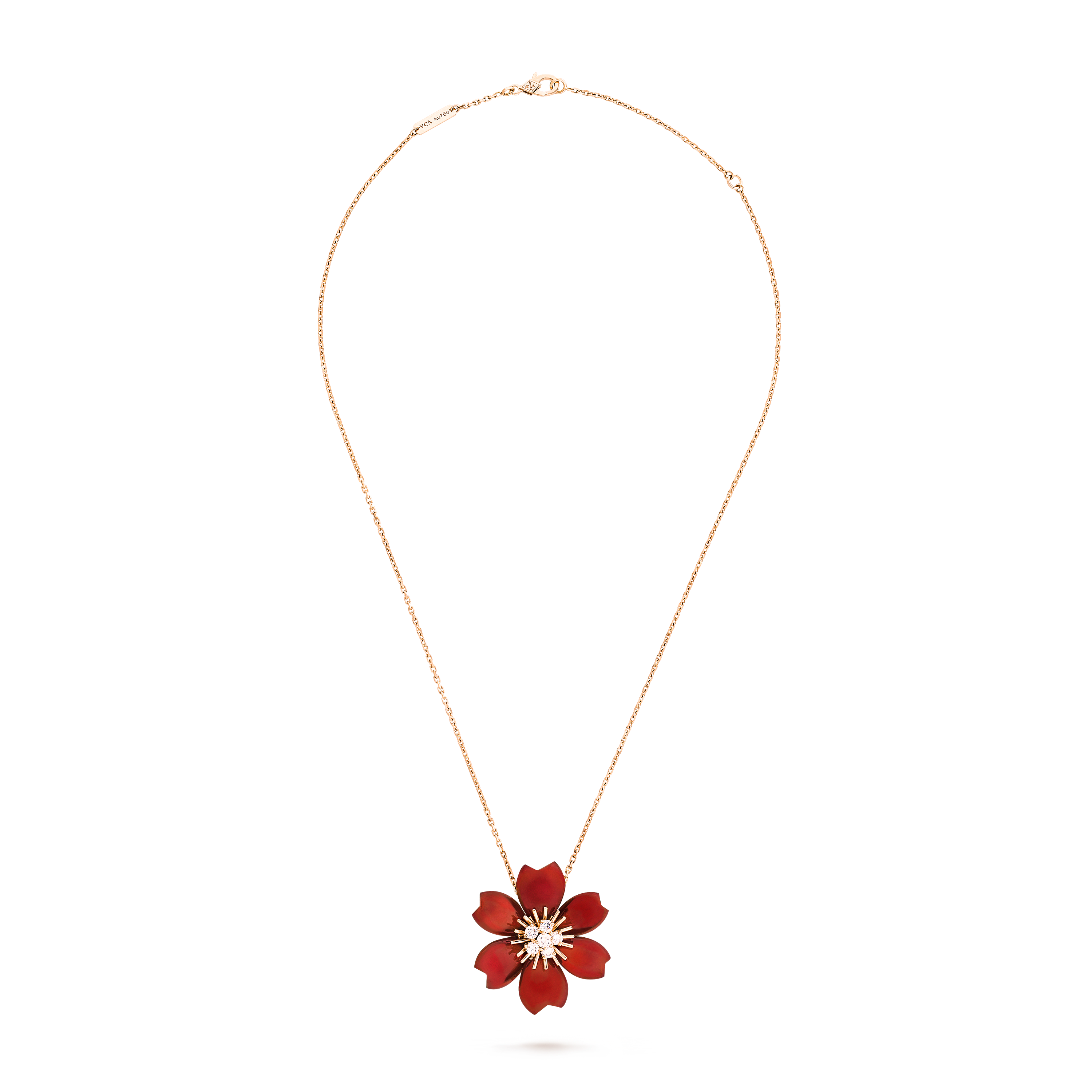 Clip pendentif Rose de Noël petit modèle
