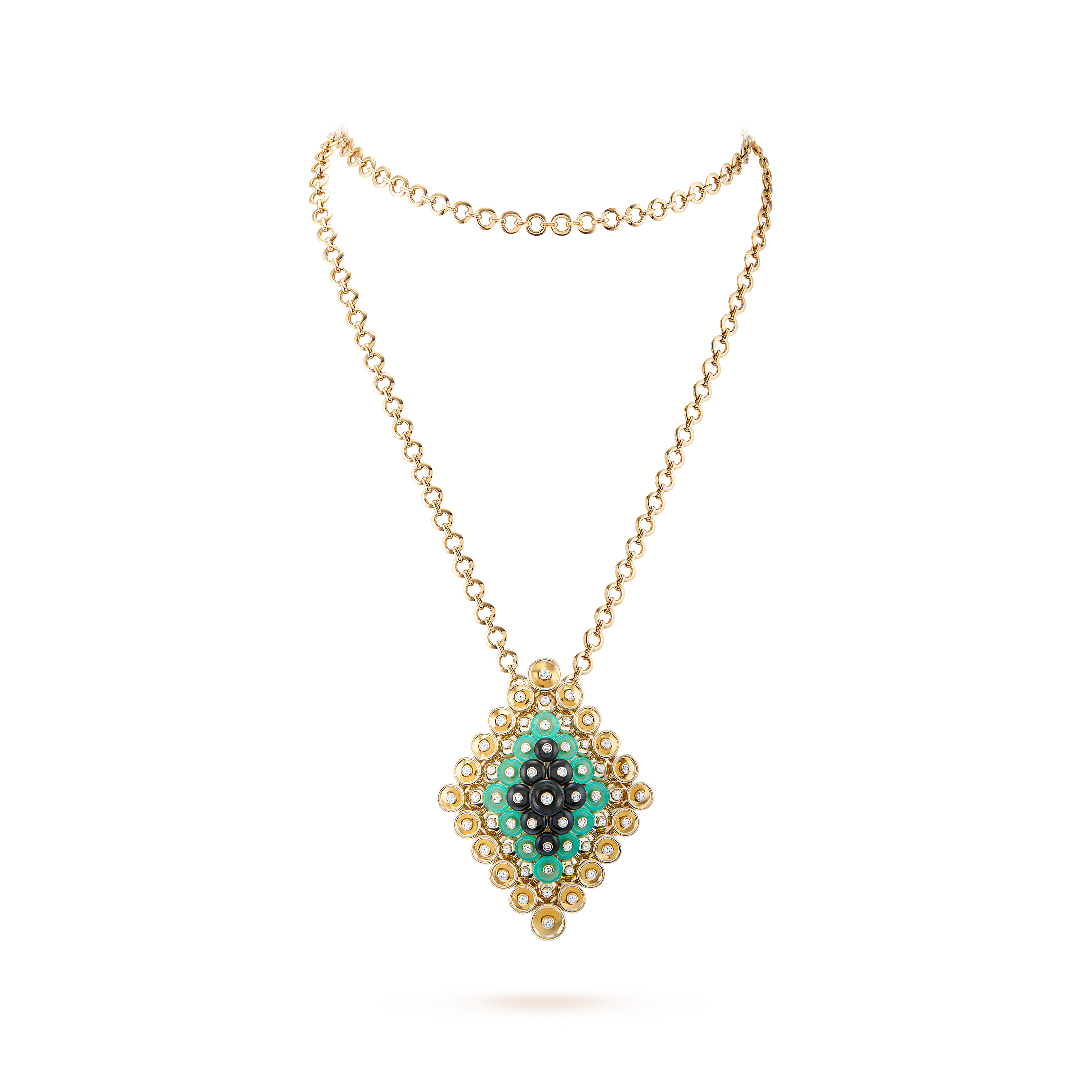 Pendentif Bouton d’or et clip détachable