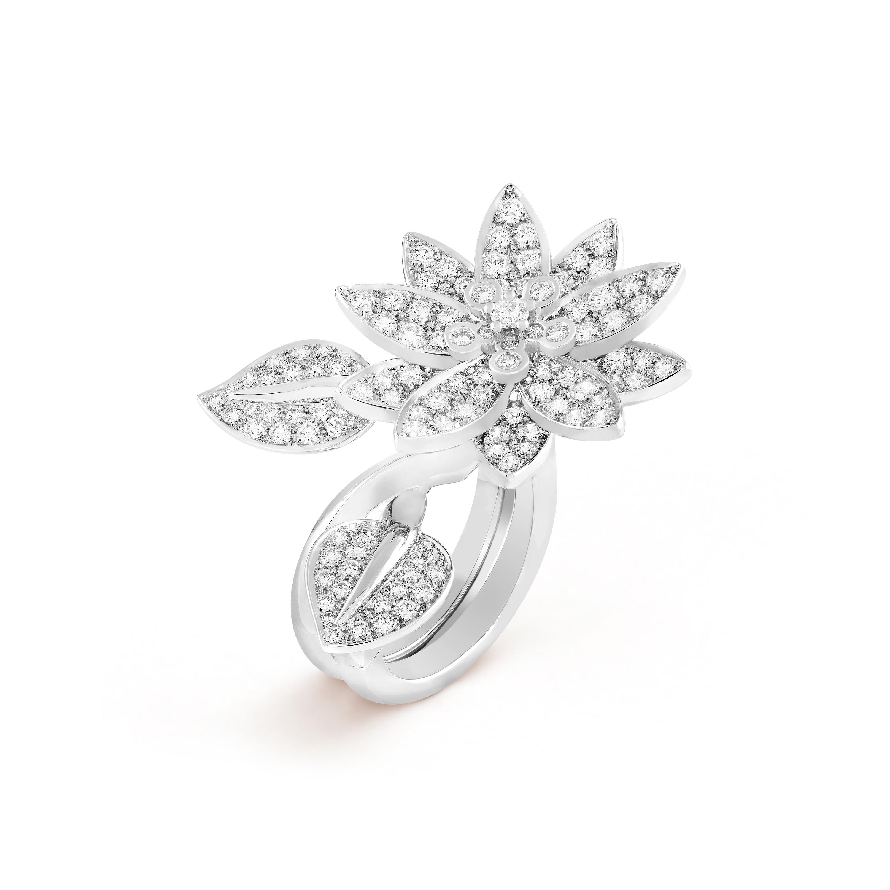 Bague Entre les Doigts Lotus