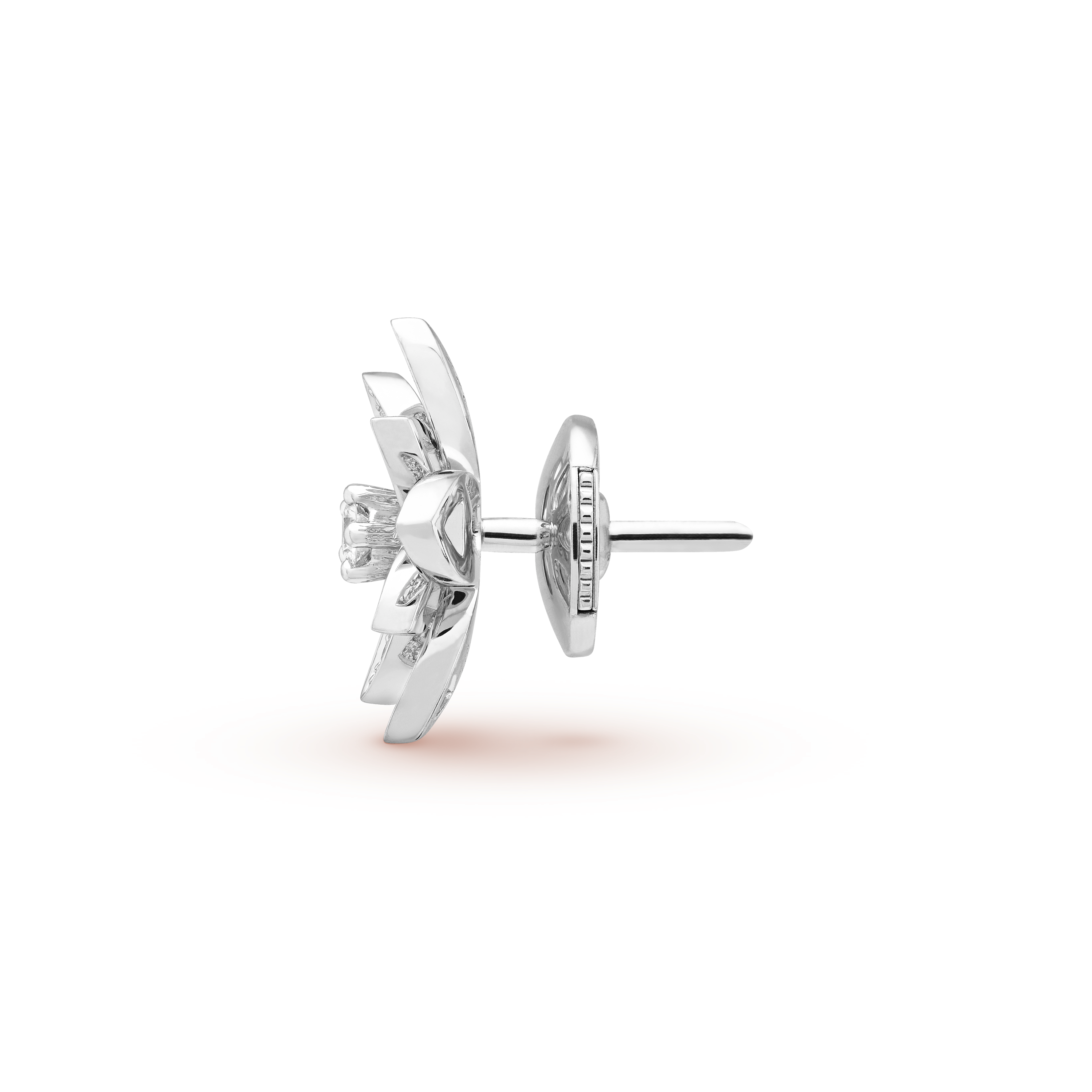 Boucles d’oreilles Lotus ajourés mini modèle