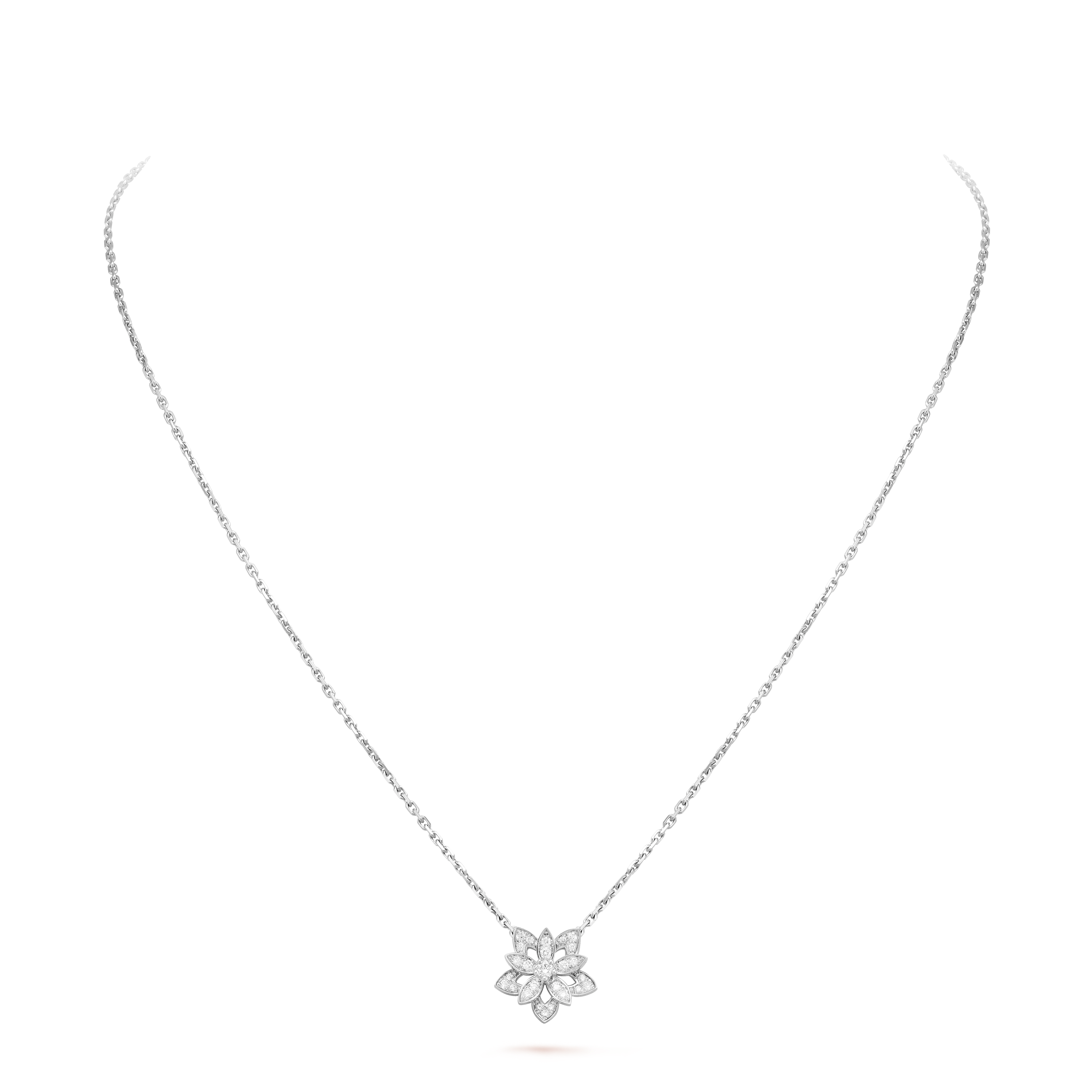 Pendentif Lotus ajouré mini modèle