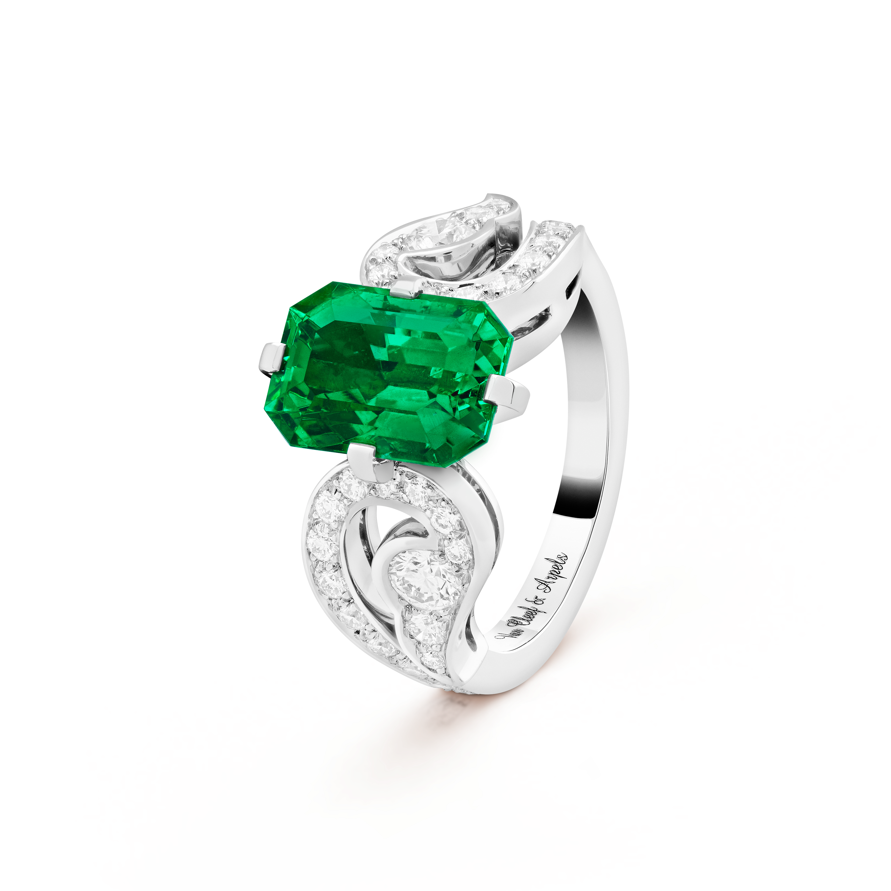Solitaire Aladdin Emeraude 3,69 cts