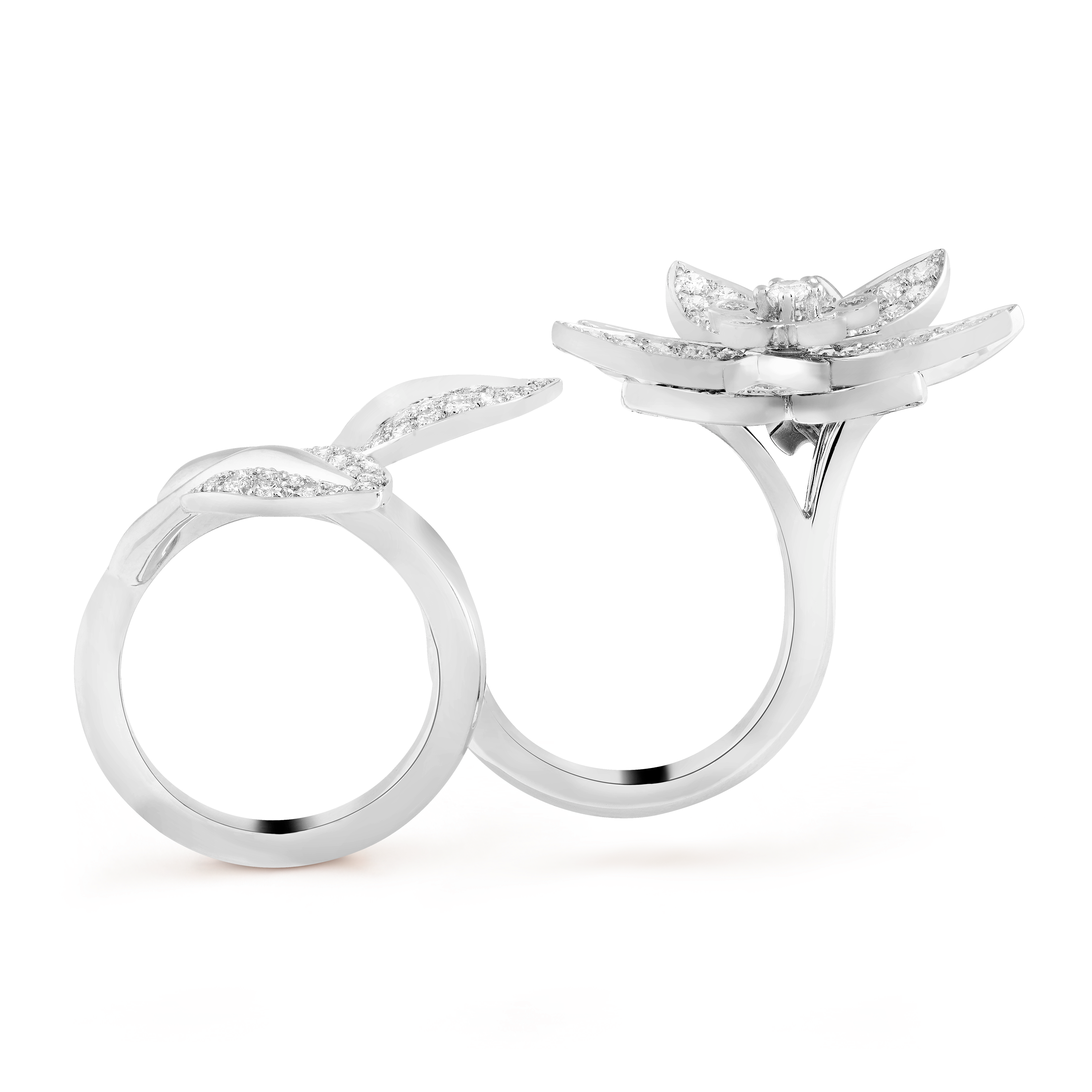 Bague Entre les Doigts Lotus