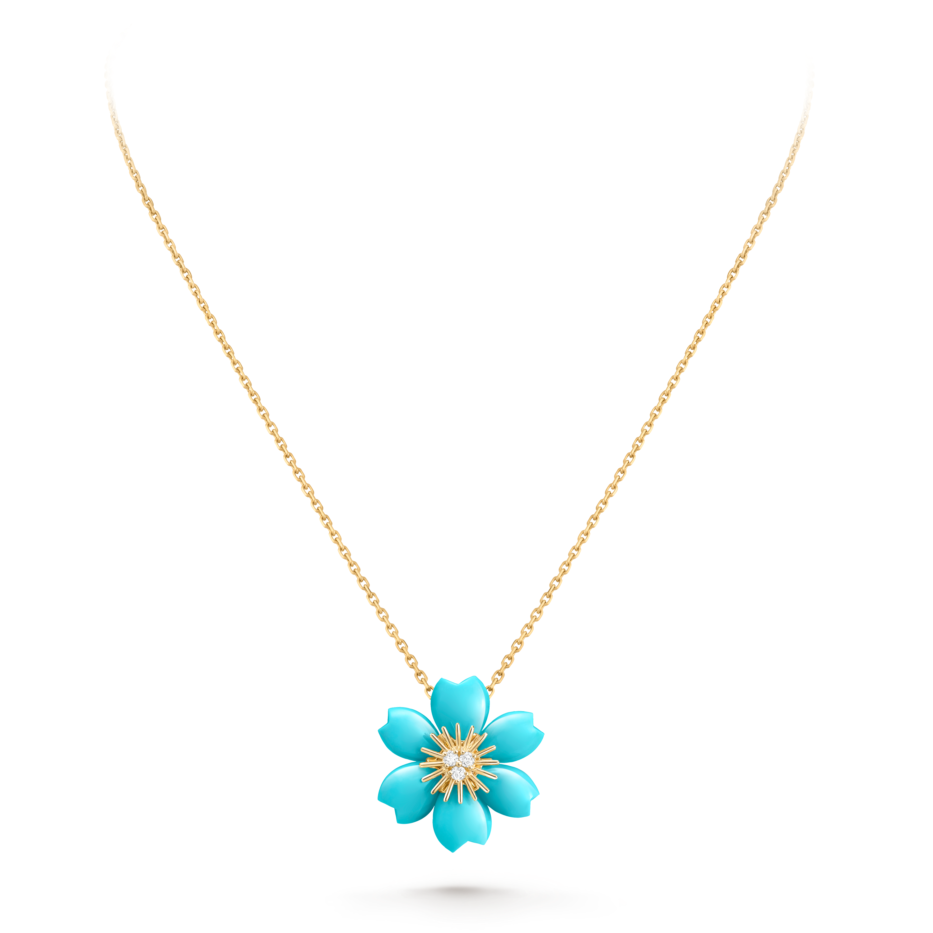 Pendentif Rose de Noël, mini modèle