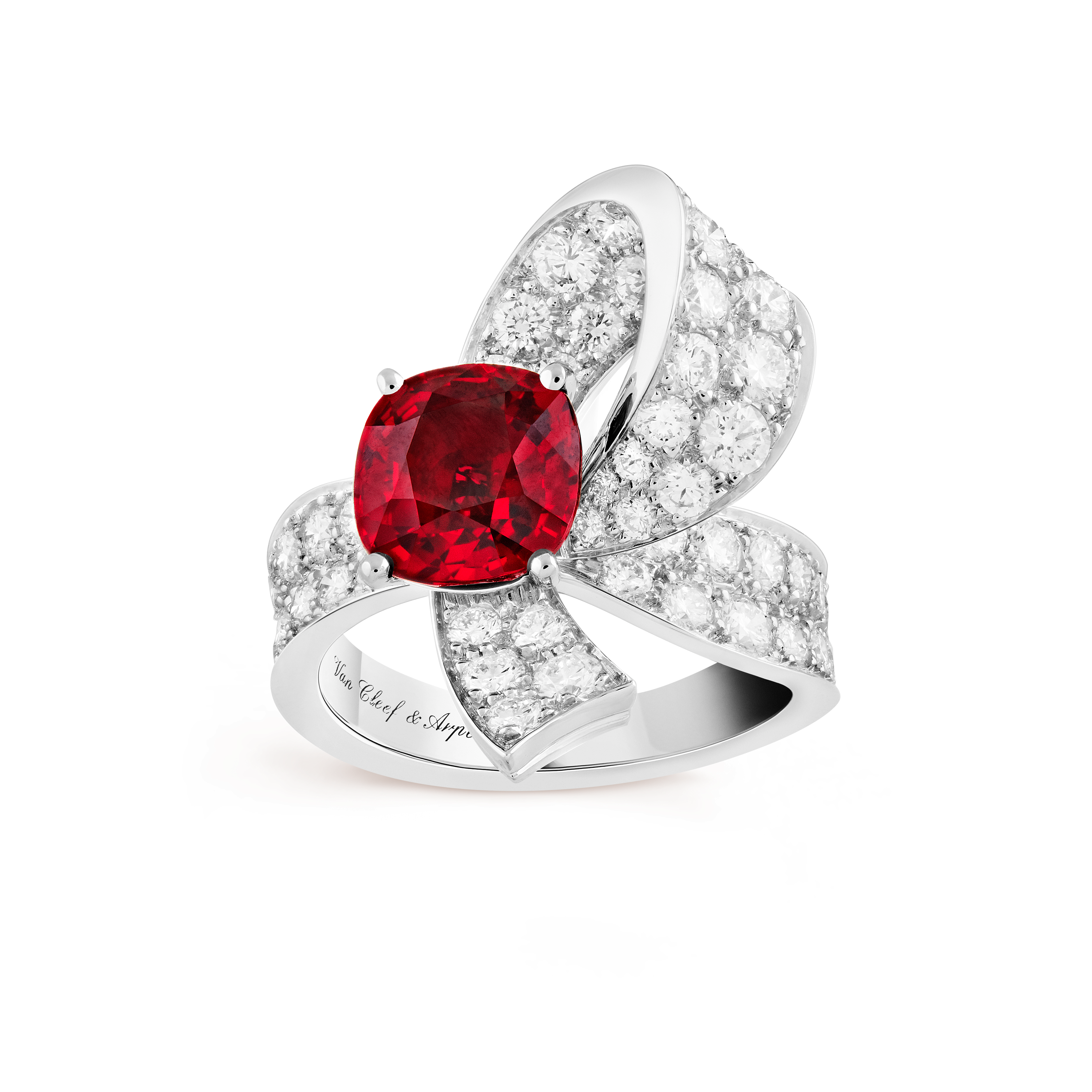 Solitaire Boucle Rubis 3,02 cts