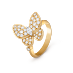 Bague Deux Papillons