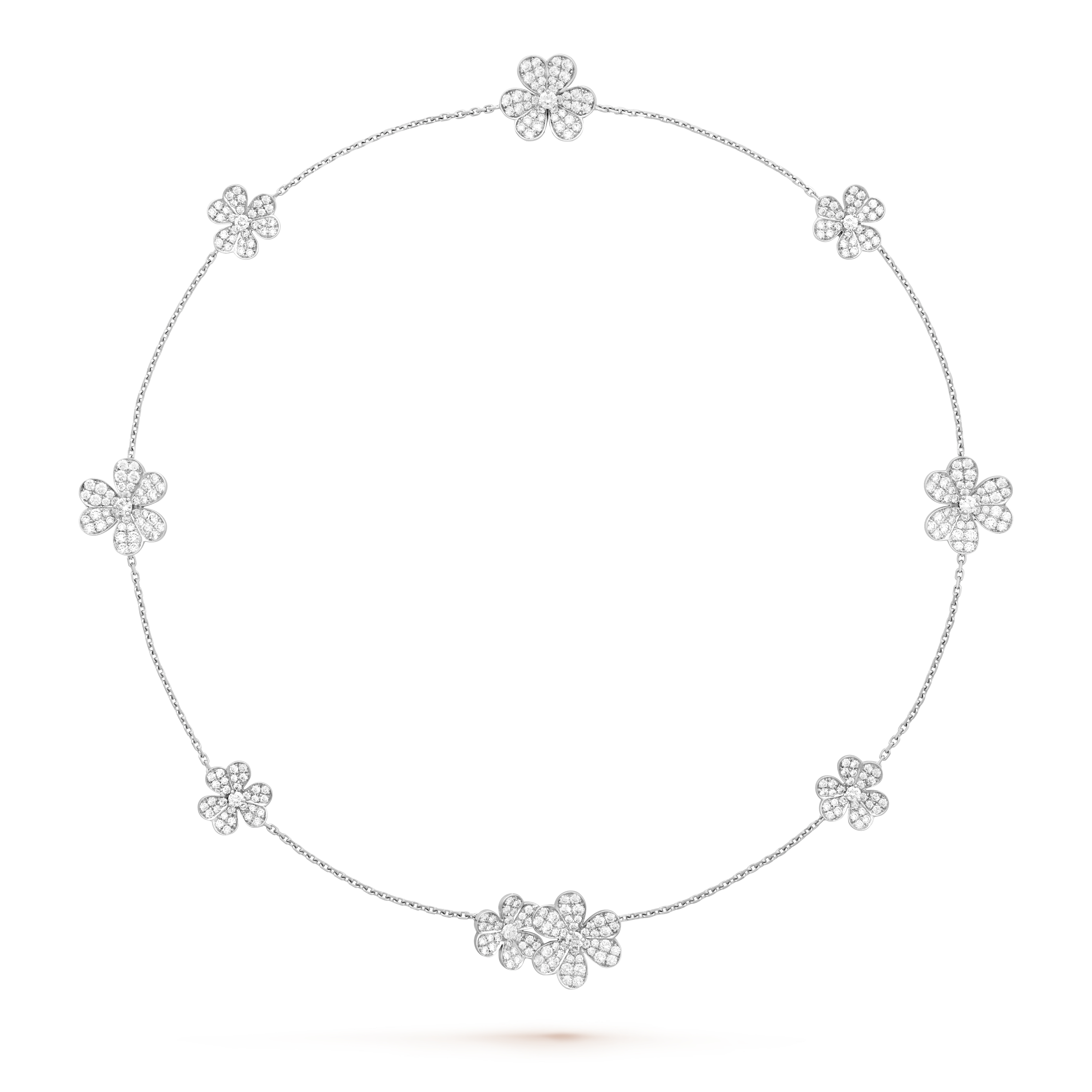 Collier Frivole 9 fleurs