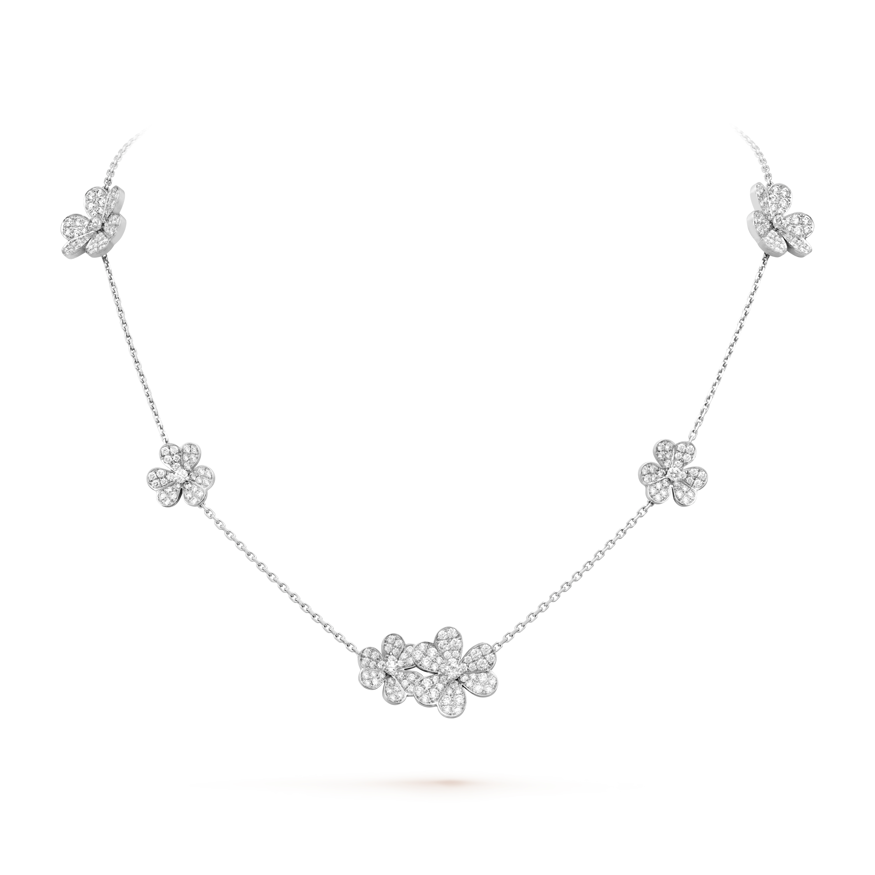 Collier Frivole 9 fleurs