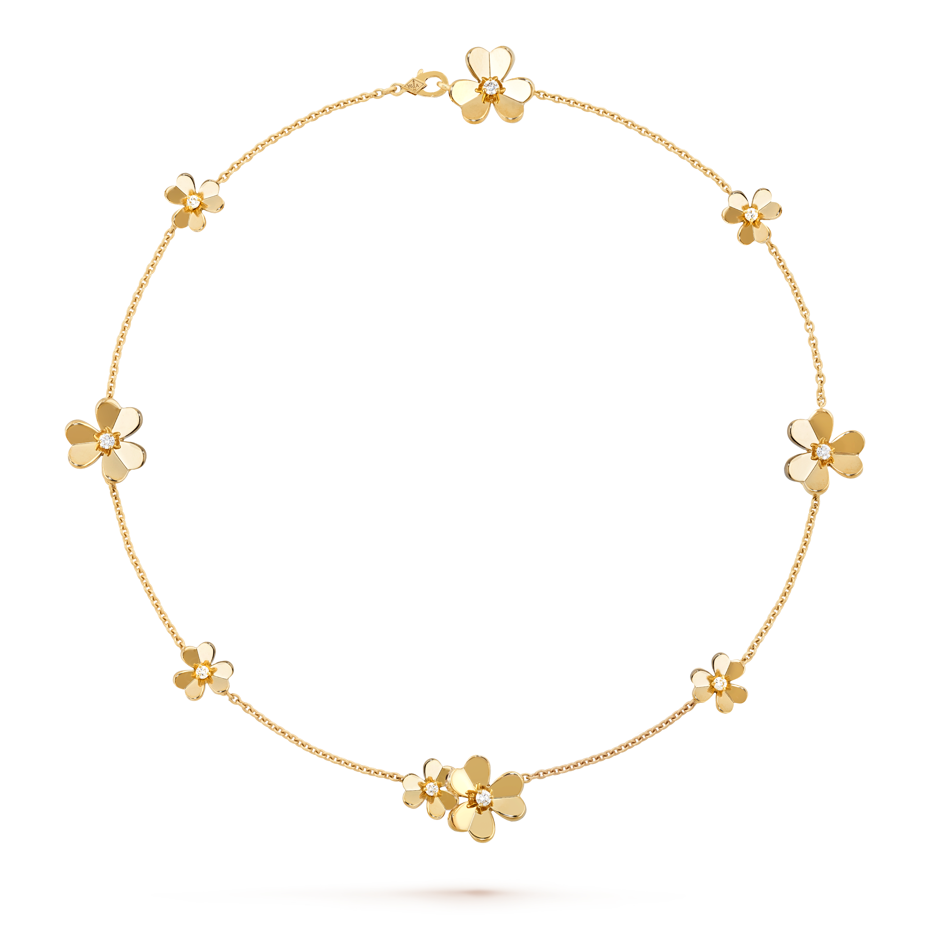 Collier Frivole 9 fleurs