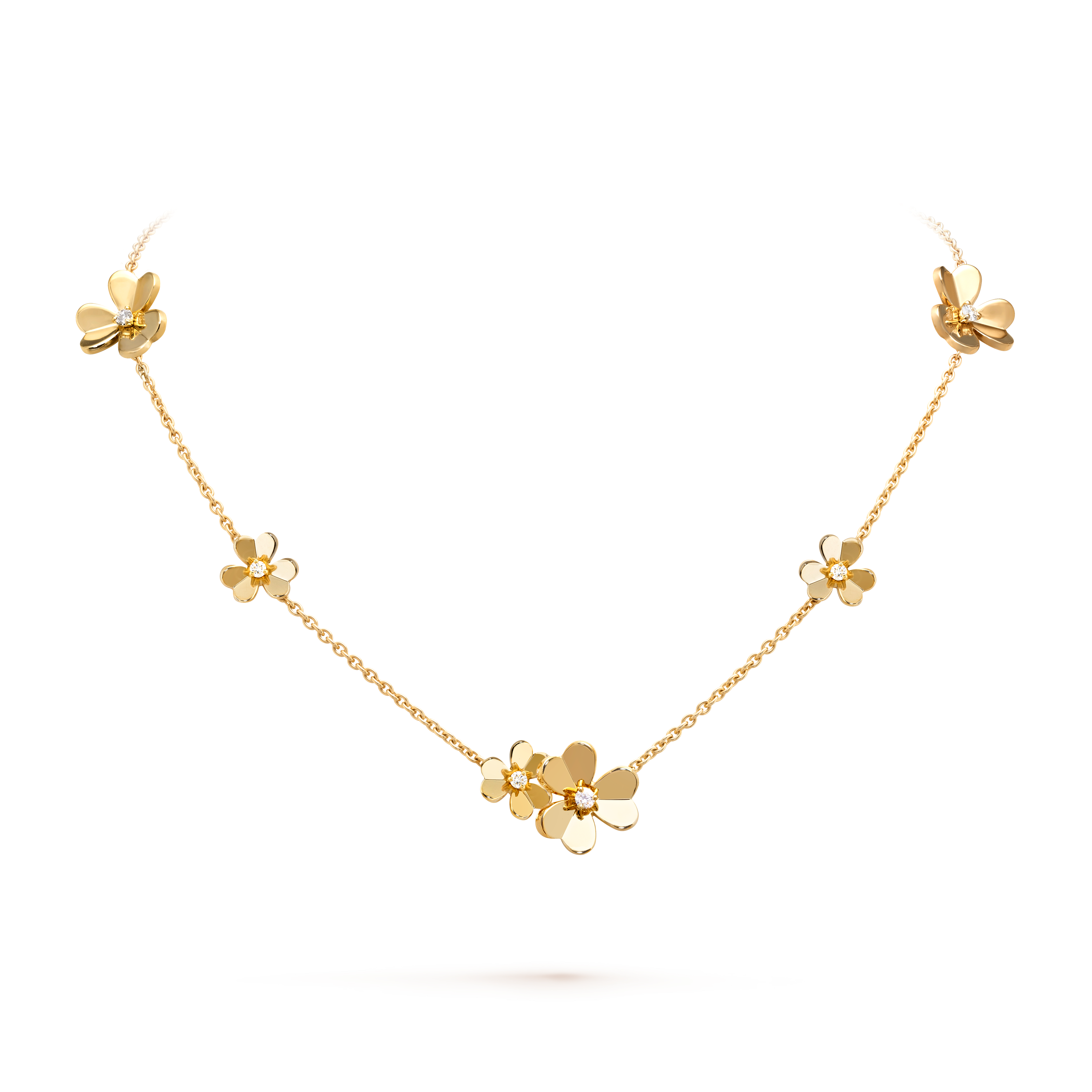 Collier Frivole 9 fleurs