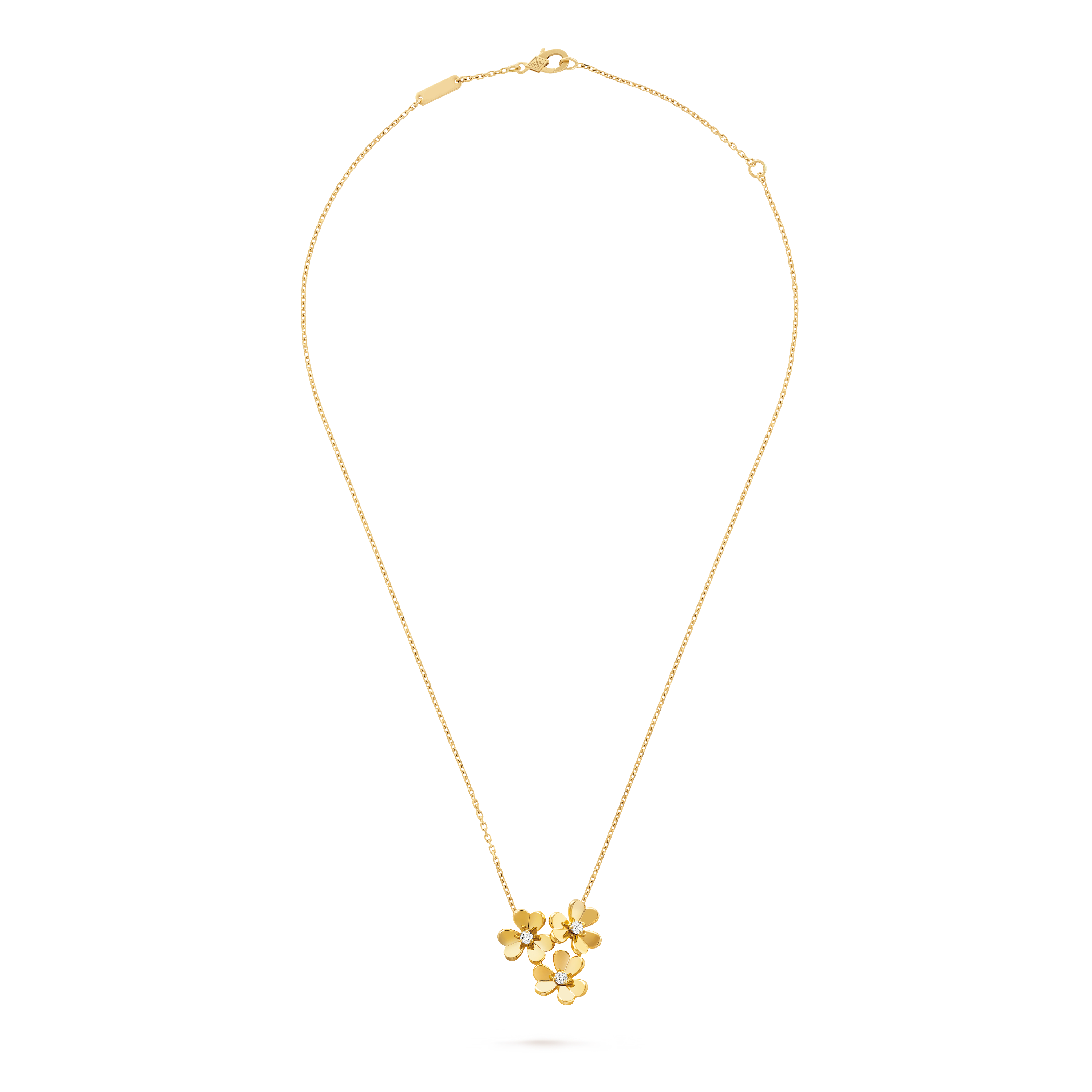 Pendentif Frivole 3 fleurs mini modèle