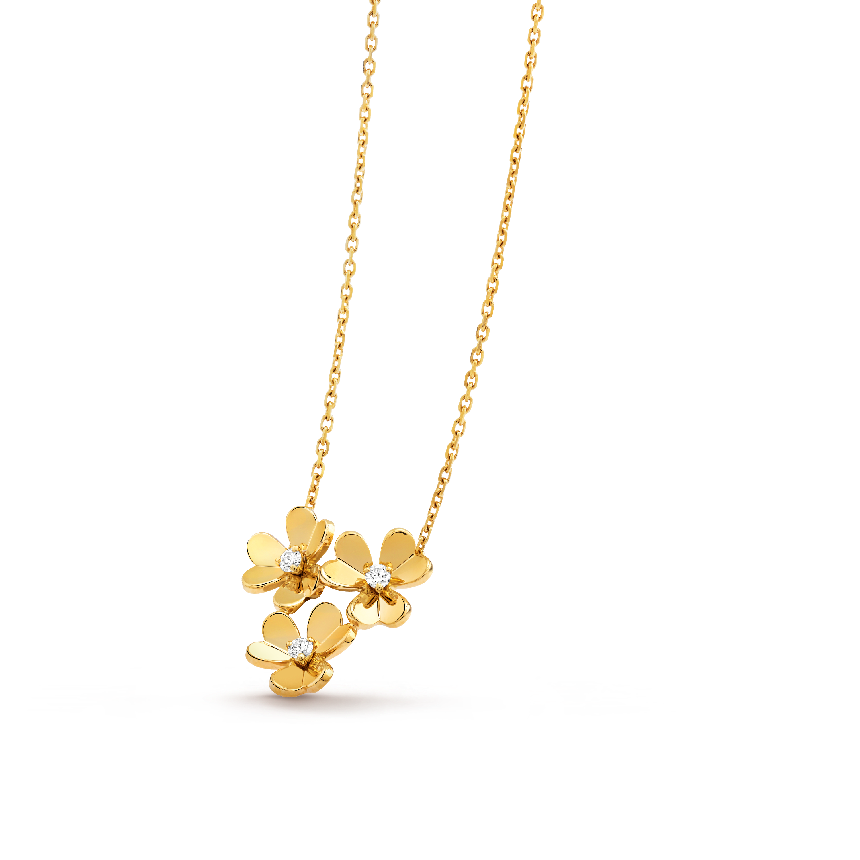 Pendentif Frivole 3 fleurs mini modèle