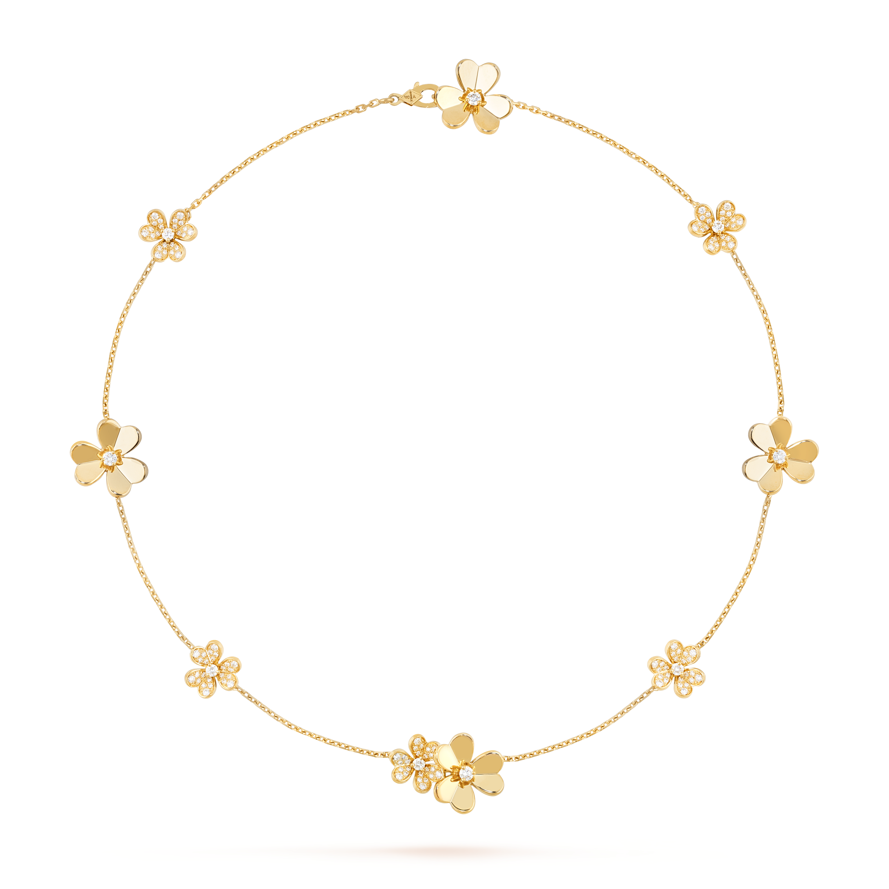 Collier Frivole 9 fleurs