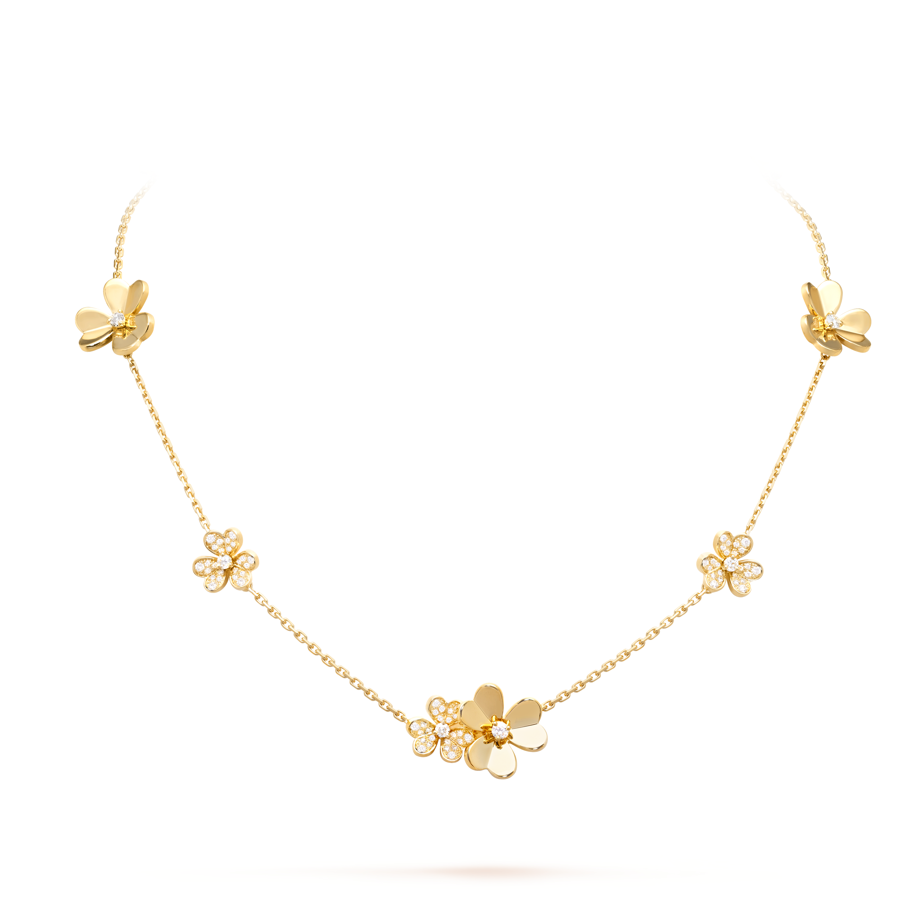 Collier Frivole 9 fleurs