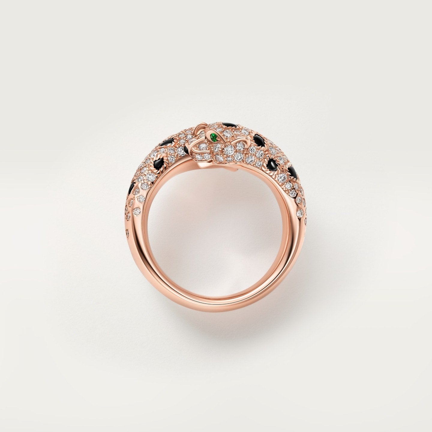 Bague Panthère de Cartier, semi-pavée