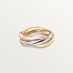 Bague Trinity, modèle classique, 5 diamants
