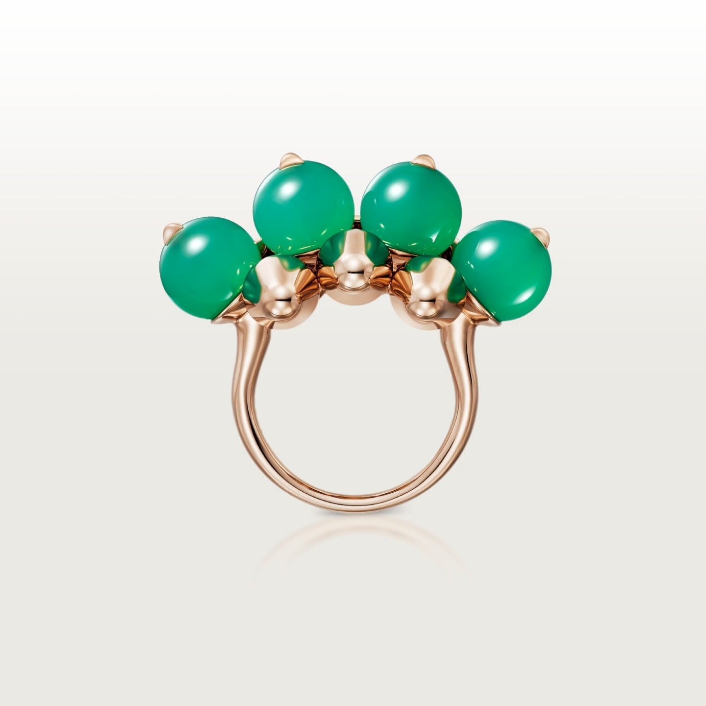 Bague Clash de Cartier, chrysoprase, modèle extra-large