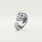 Bague Panthère de Cartier, moyen modèle, semi-pavée