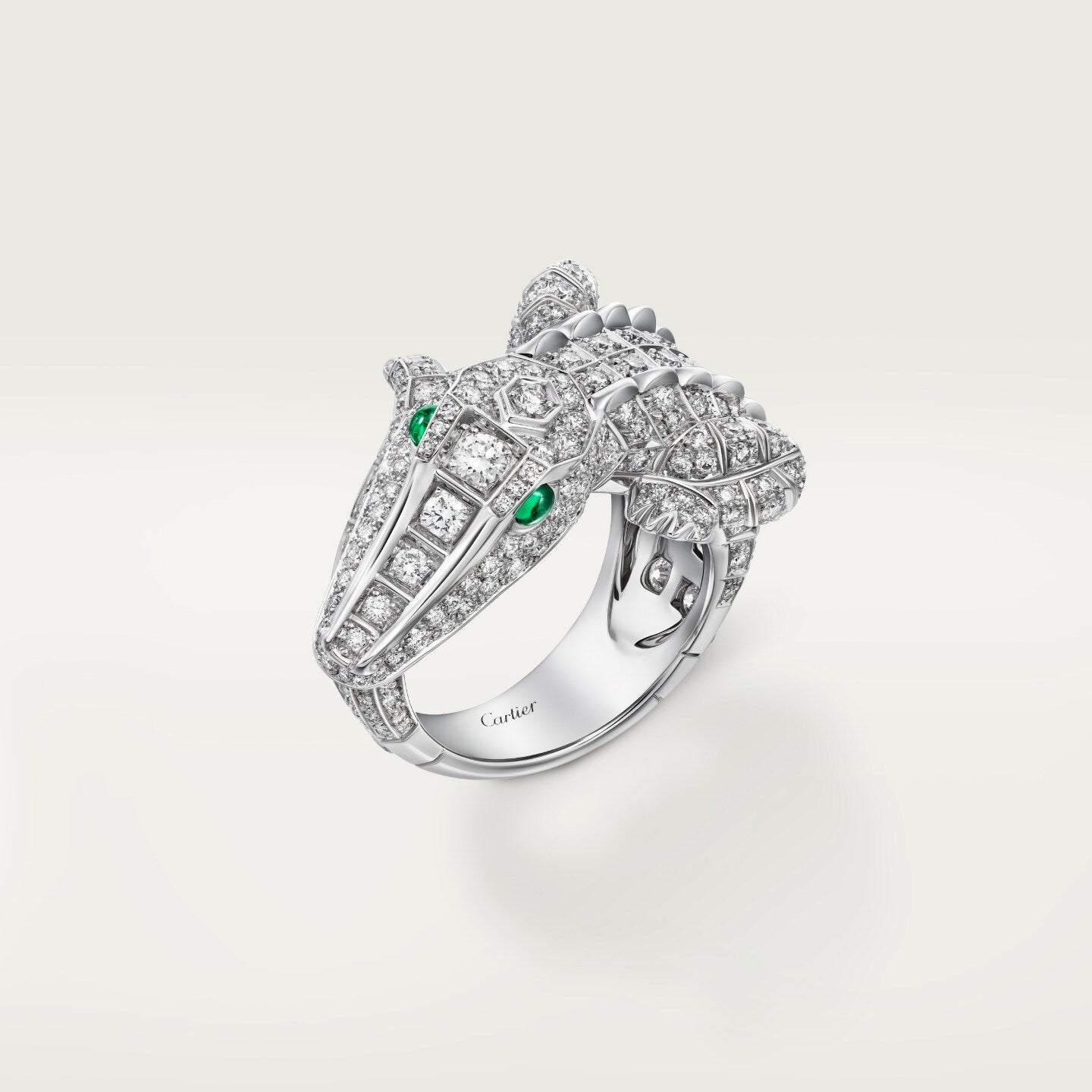Bague Faune et Flore de Cartier, pavée