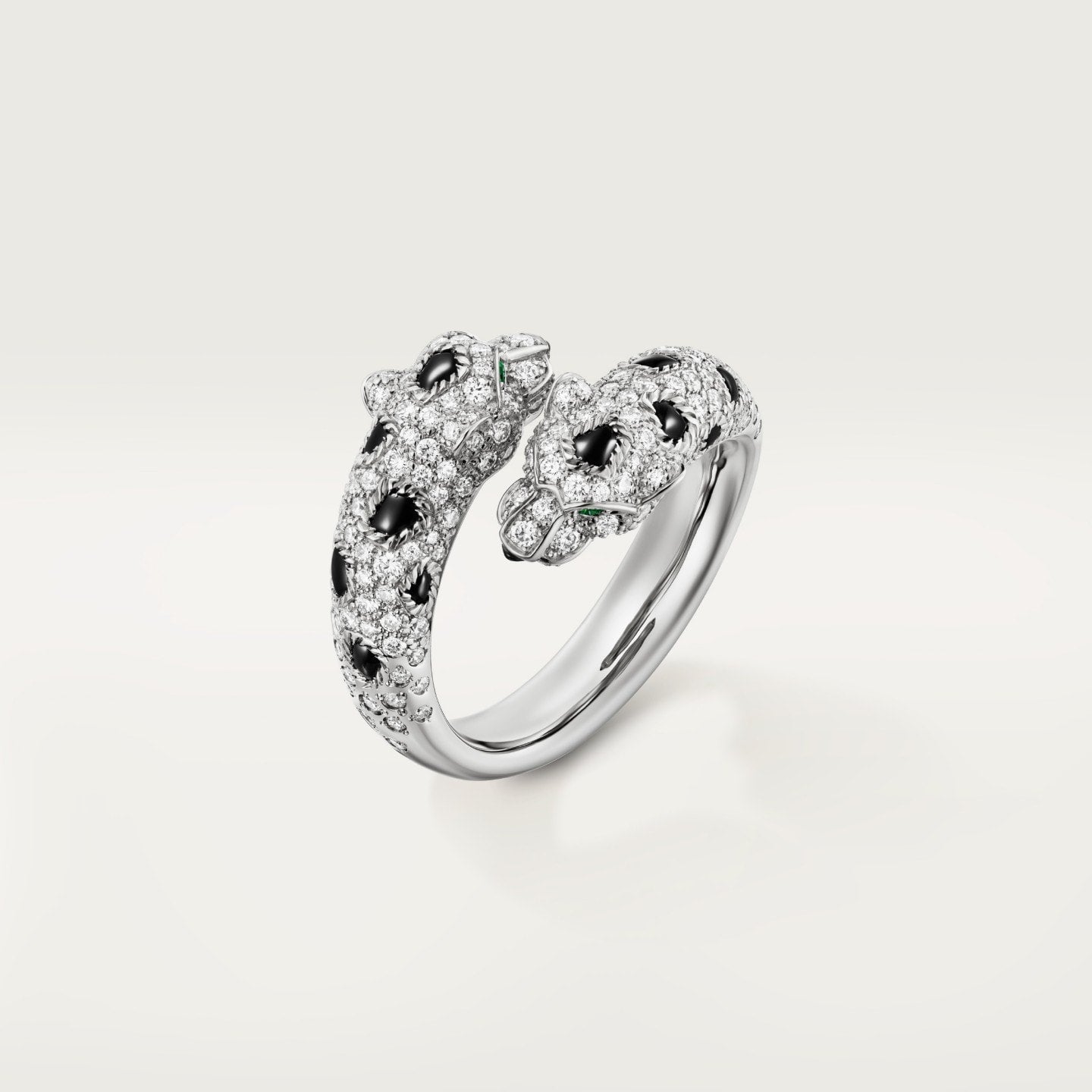 Bague Panthère de Cartier, semi-pavée