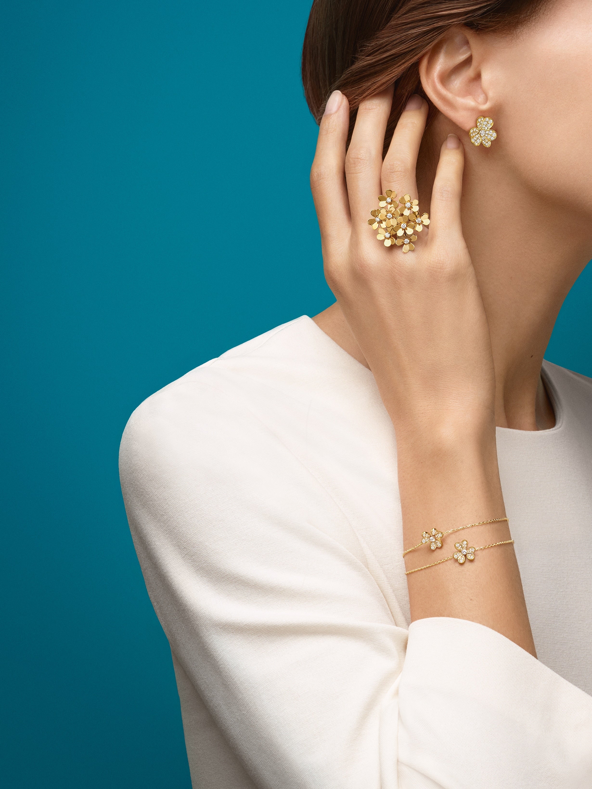 Bague Frivole 8 fleurs