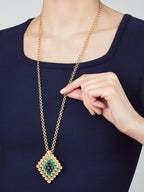 Pendentif Bouton d’or et clip détachable