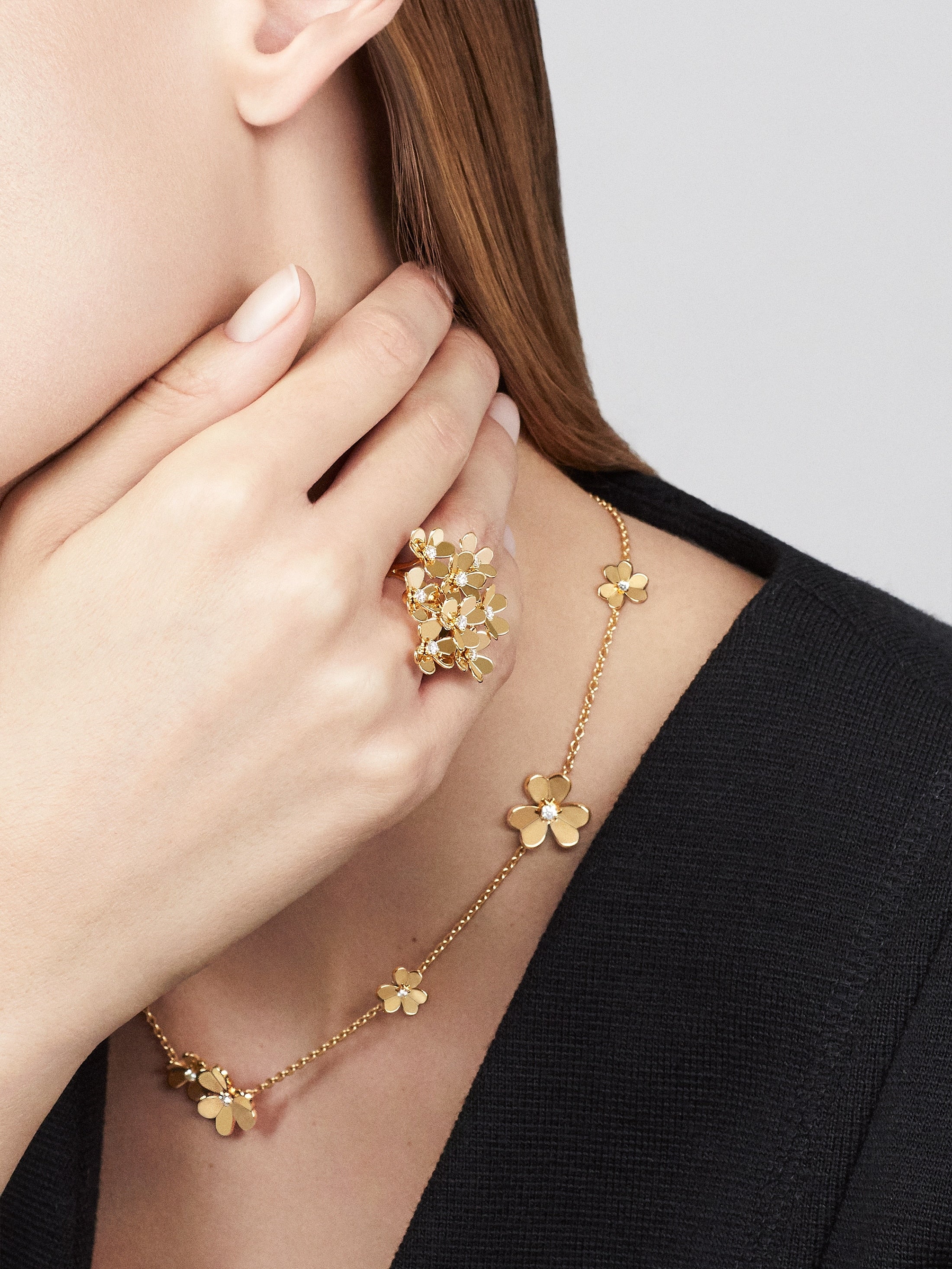 Bague Frivole 8 fleurs