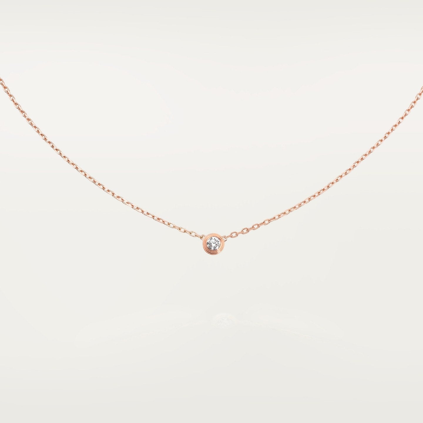 Pendentif Cartier d'Amour, diamant taille brillant, petit modèle