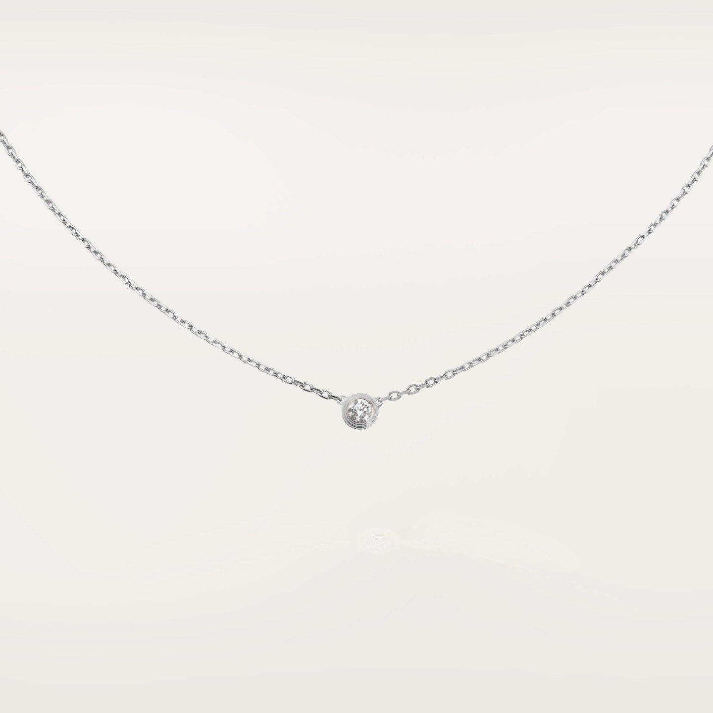 Pendentif Cartier d'Amour, diamant taille brillant, petit modèle