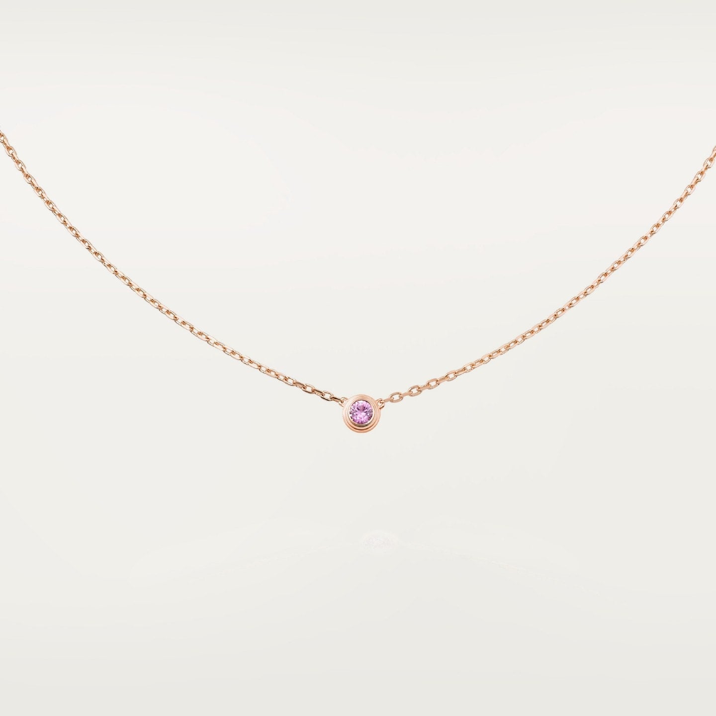 Pendentif Cartier d'Amour, saphir rose