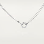 Pendentif LOVE rond, 2 diamants
