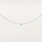 Pendentif Cartier d'Amour, diamant taille brillant, mini modèle