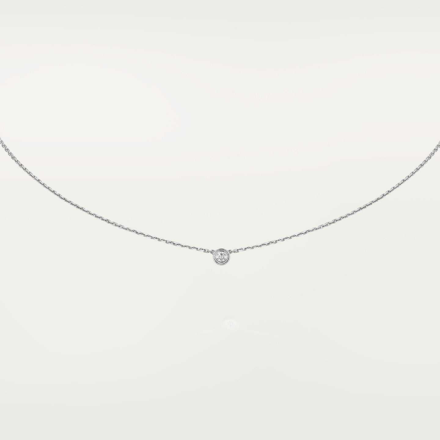Pendentif Cartier d'Amour, diamant taille brillant, mini modèle