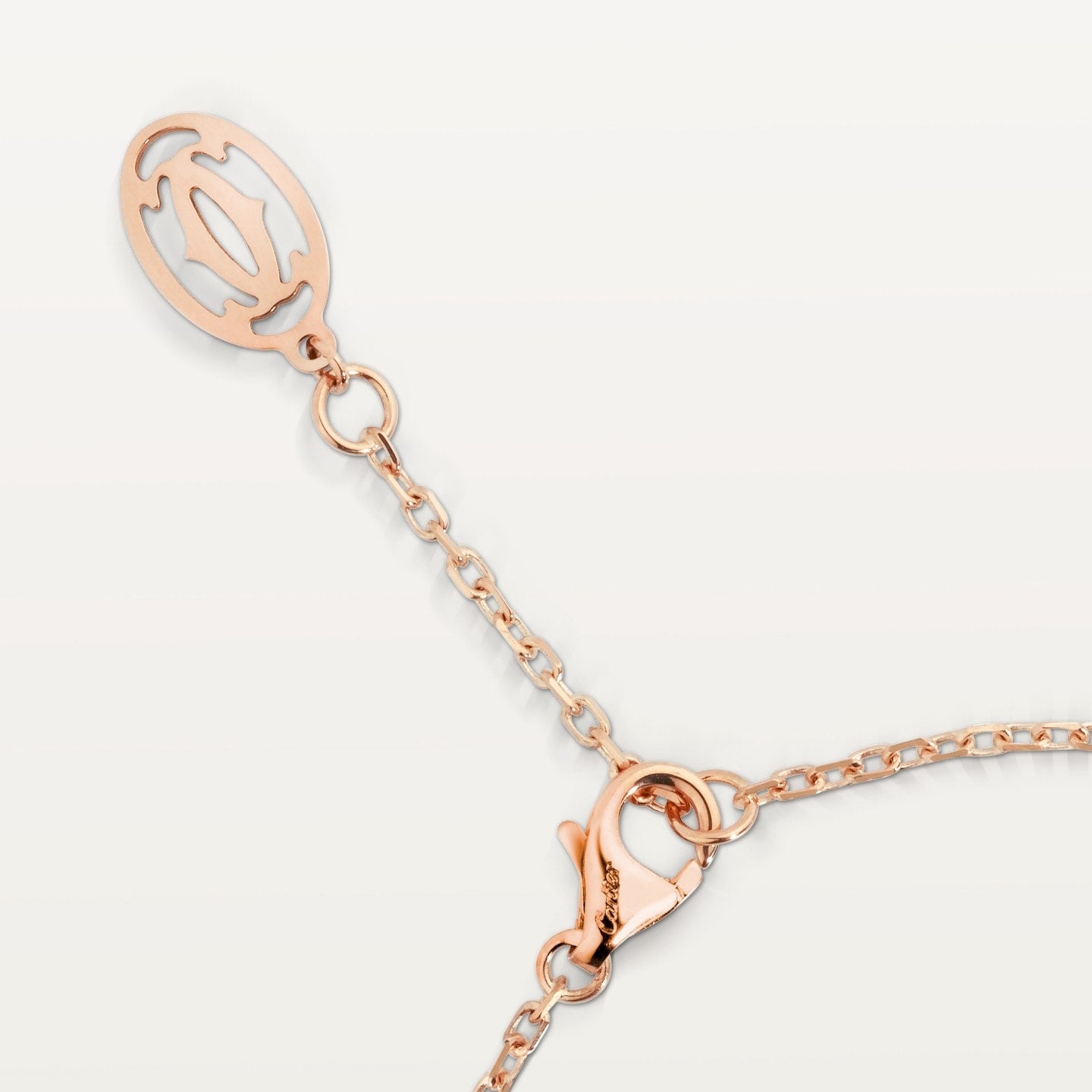 Bracelet Cartier d'Amour, saphir rose