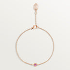 Bracelet Cartier d'Amour, saphir rose
