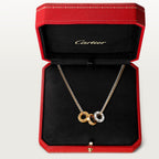 Pendentif LOVE, 6 diamants