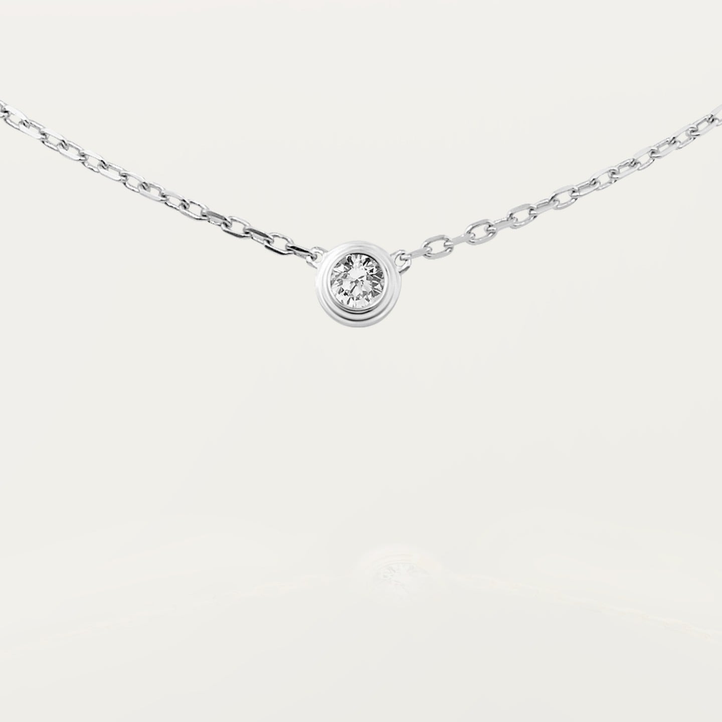 Pendentif Cartier d'Amour, diamant taille brillant, grand modèle