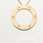 Pendentif LOVE rond