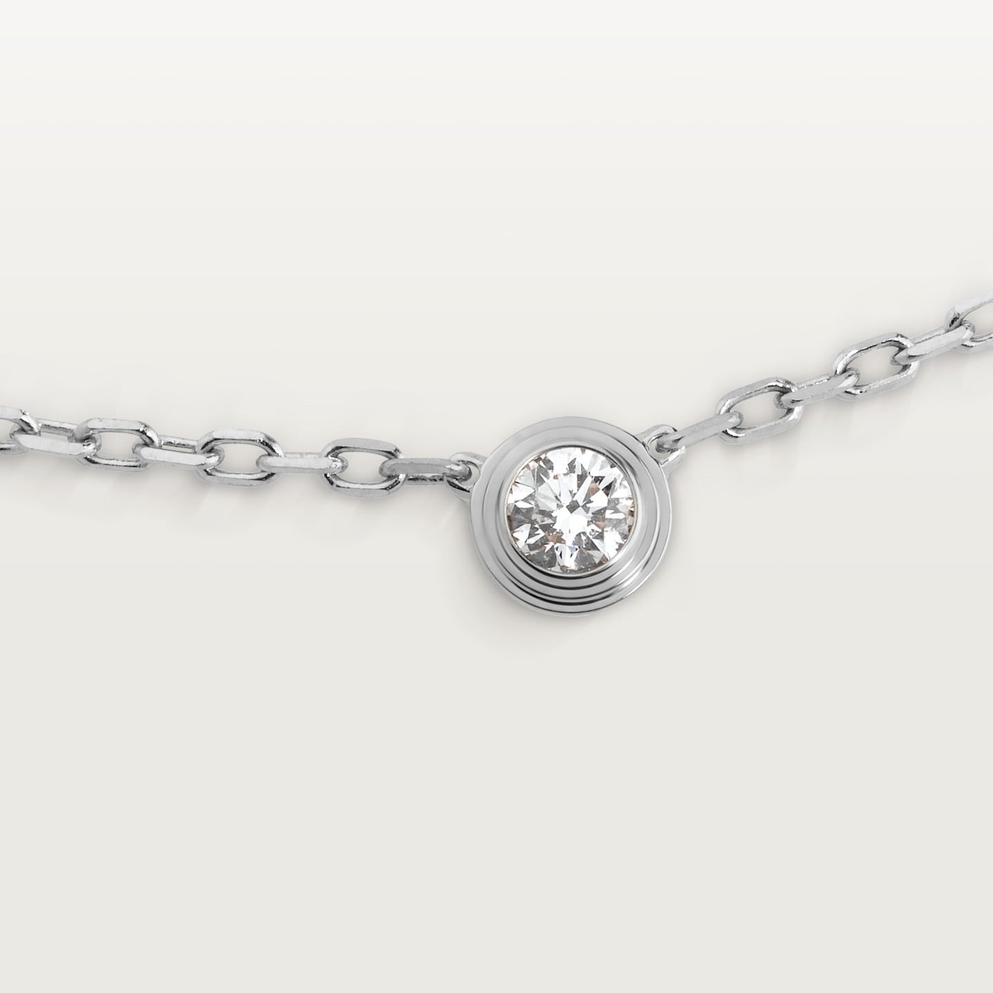Pendentif Cartier d'Amour, diamant taille brillant, petit modèle