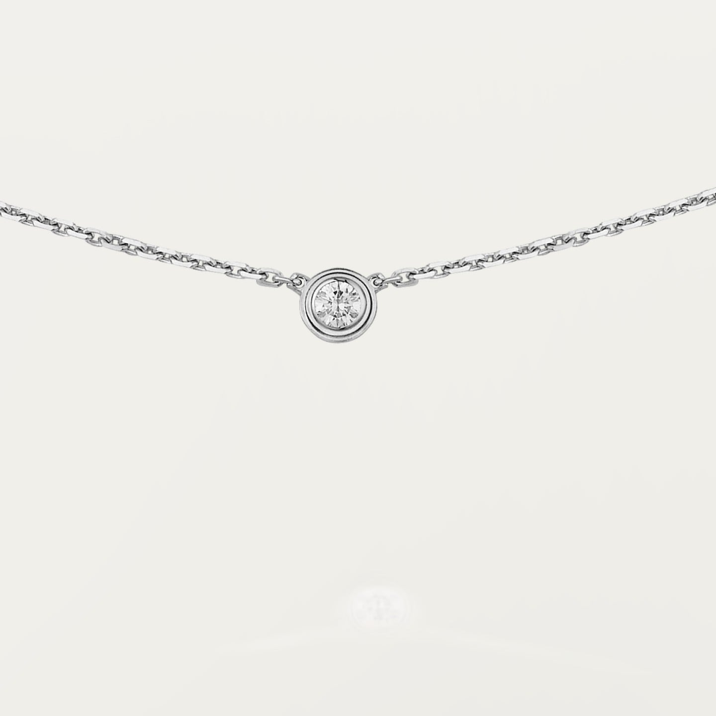 Pendentif Cartier d'Amour, diamant taille brillant, mini modèle